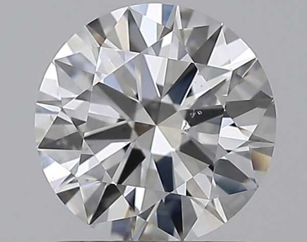 1.01 Carat, Natural White, Round Diamond ~ F Colour, SI1 Clarity