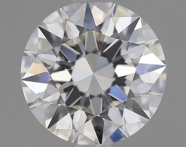 0.61 Carat, Natural White, Round Diamond ~ E Colour, FL Clarity