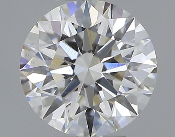 0.51 Carat, Natural White, Round Diamond ~ F Colour, SI1 Clarity