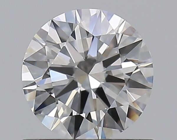 0.6 Carat, Natural White, Round Diamond ~ E Colour, VVS1 Clarity