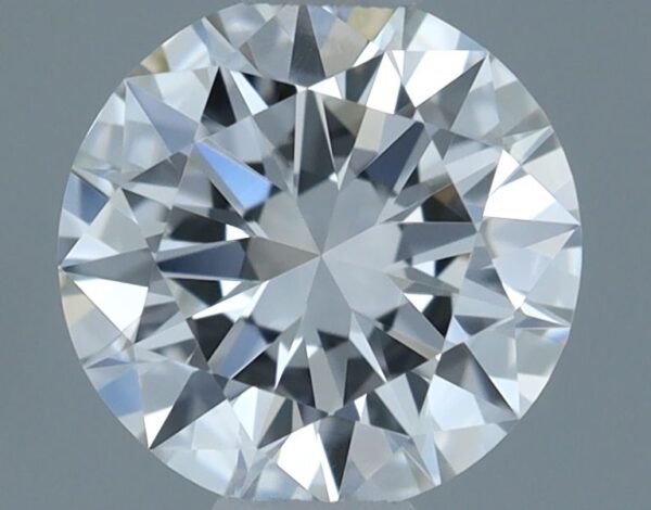 0.55 Carat, Natural White, Round Diamond ~ E Colour, IF Clarity