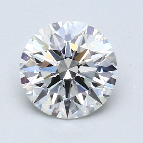 1.08 Carat, Natural White, Round Diamond ~ F Colour, VVS1 Clarity