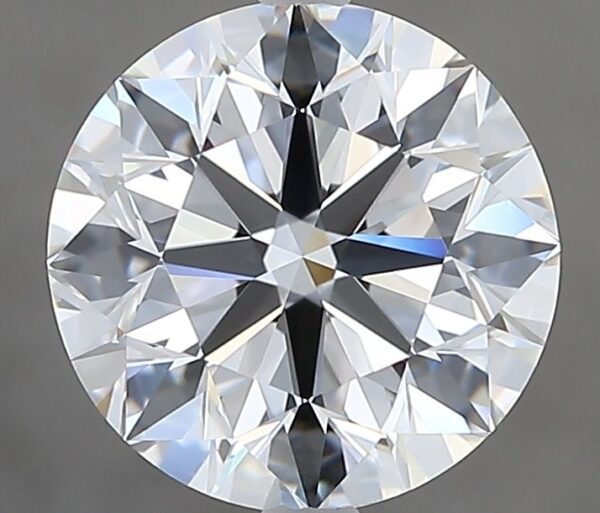 2.5 Carat, Natural White, Round Diamond ~ F Colour, VS2 Clarity