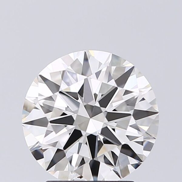 2.01 Carat, Natural White, Round Diamond ~ H Colour, SI1 Clarity