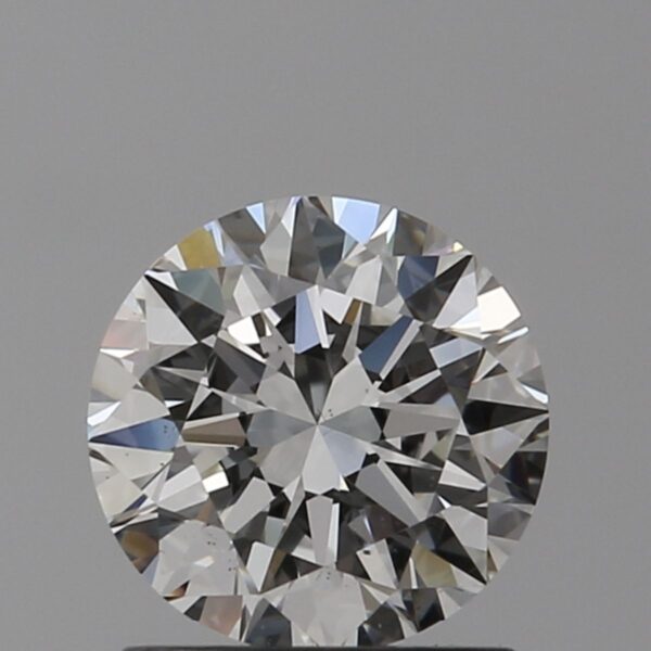 0.98 Carat, Natural White, Round Diamond ~ G Colour, VS2 Clarity