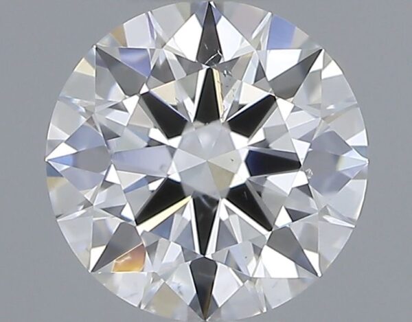 0.59 Carat, Natural White, Round Diamond ~ E Colour, SI1 Clarity