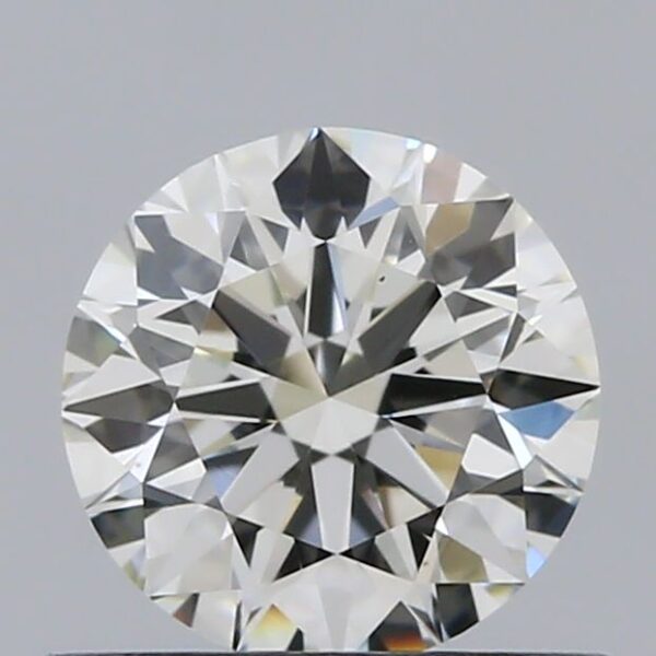 0.55 Carat, Natural White, Round Diamond ~ I Colour, VVS1 Clarity