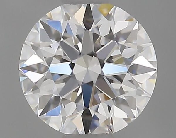 0.59 Carat, Natural White, Round Diamond ~ E Colour, IF Clarity