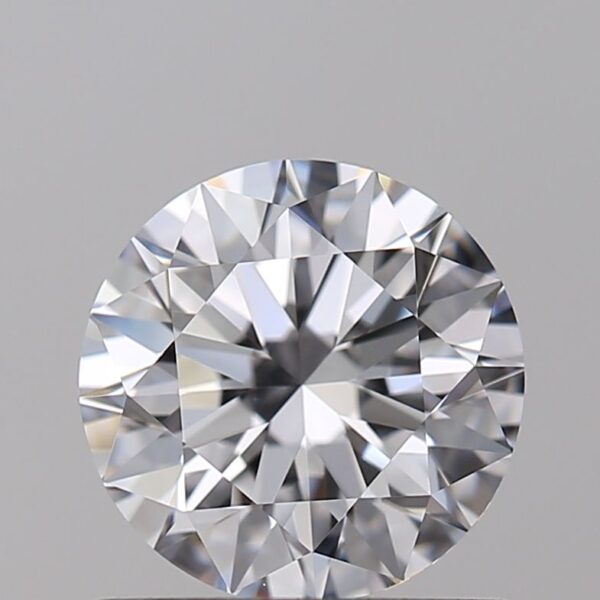 0.93 Carat, Natural White, Round Diamond ~ D Colour, VVS2 Clarity