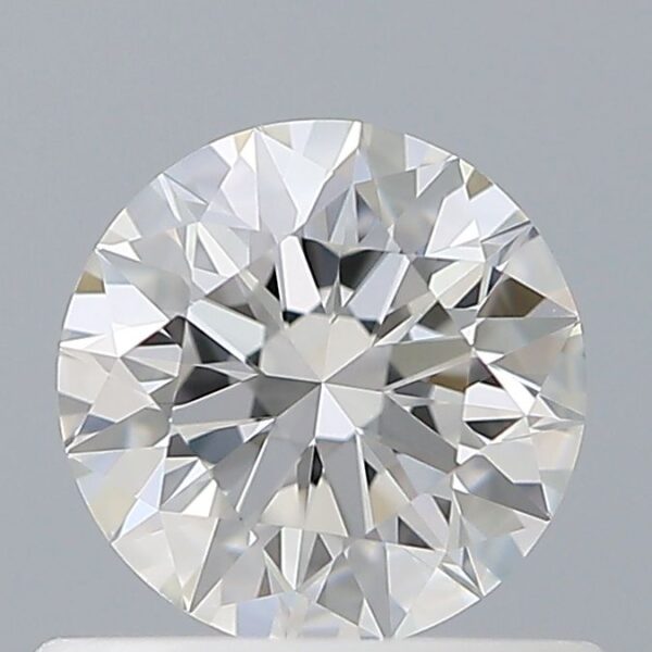 0.54 Carat, Natural White, Round Diamond ~ F Colour, IF Clarity