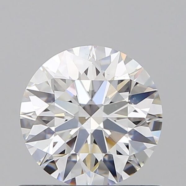 0.74 Carat, Natural White, Round Diamond ~ F Colour, VS2 Clarity