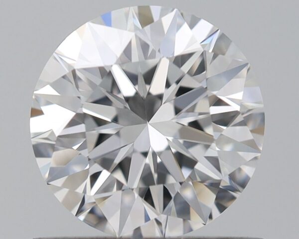 0.62 Carat, Natural White, Round Diamond ~ E Colour, VVS2 Clarity