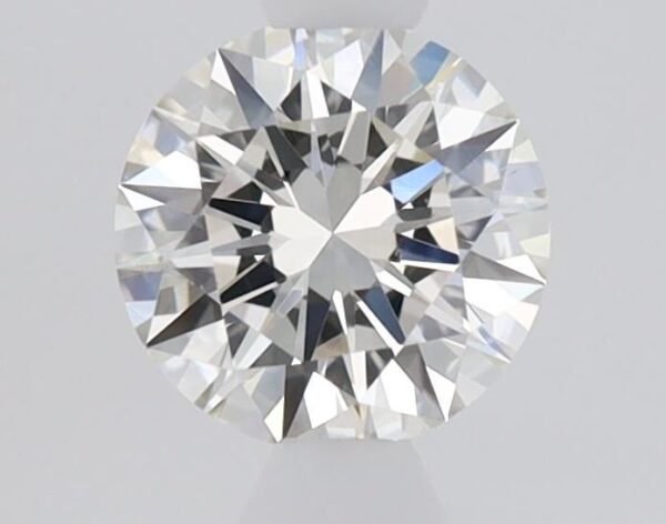 0.55 Carat, Natural White, Round Diamond ~ I Colour, VS2 Clarity