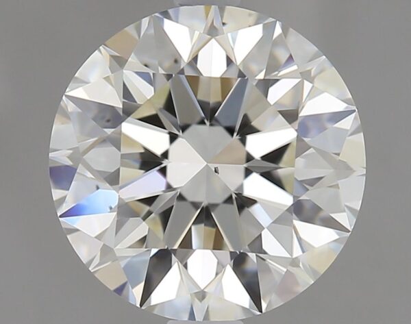 1.52 Carat, Natural White, Round Diamond ~ J Colour, VS2 Clarity