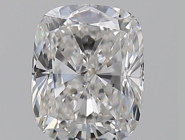 0.8 Carat, Natural White, Cushion Brilliant Diamond ~ F Colour, VS2 Clarity