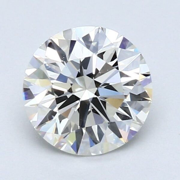 1.34 Carat, Natural White, Round Diamond ~ J Colour, VVS2 Clarity