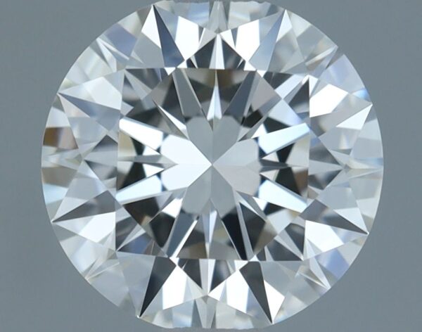 0.93 Carat, Natural White, Round Diamond ~ H Colour, VVS1 Clarity