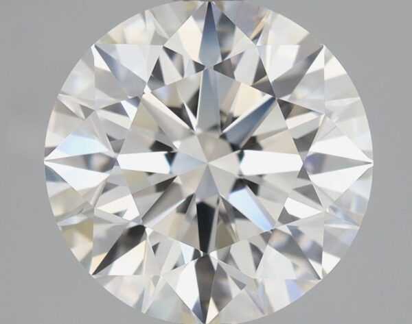 2.58 Carat, Natural White, Round Diamond ~ J Colour, IF Clarity