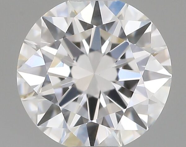 0.5 Carat, Natural White, Round Diamond ~ F Colour, VVS2 Clarity