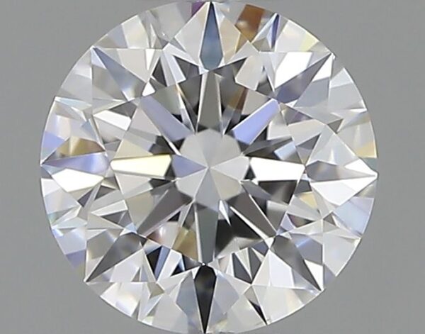 0.7 Carat, Natural White, Round Diamond ~ D Colour, SI1 Clarity