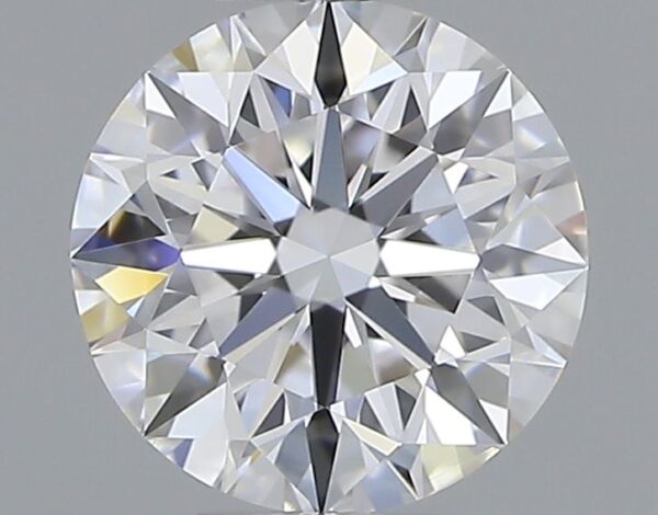 0.7 Carat, Natural White, Round Diamond ~ D Colour, IF Clarity