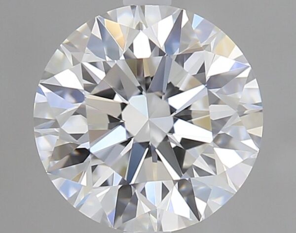 1 Carat, Natural White, Round Diamond ~ F Colour, VVS2 Clarity