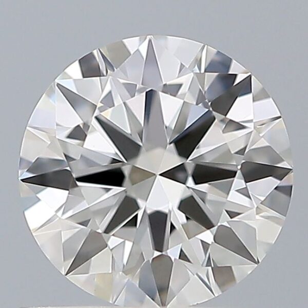 0.6 Carat, Natural White, Round Diamond ~ G Colour, VVS2 Clarity