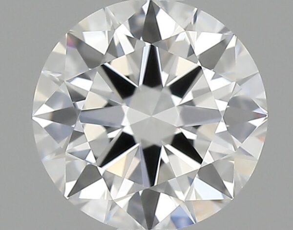 0.7 Carat, Natural White, Round Diamond ~ F Colour, VVS1 Clarity