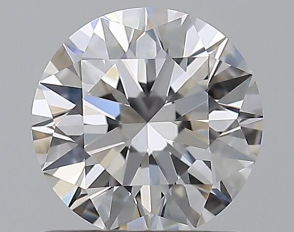 0.66 Carat, Natural White, Round Diamond ~ E Colour, VVS1 Clarity