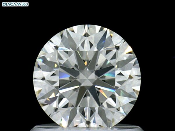 0.93 Carat, Natural White, Round Diamond ~ I Colour, VS1 Clarity