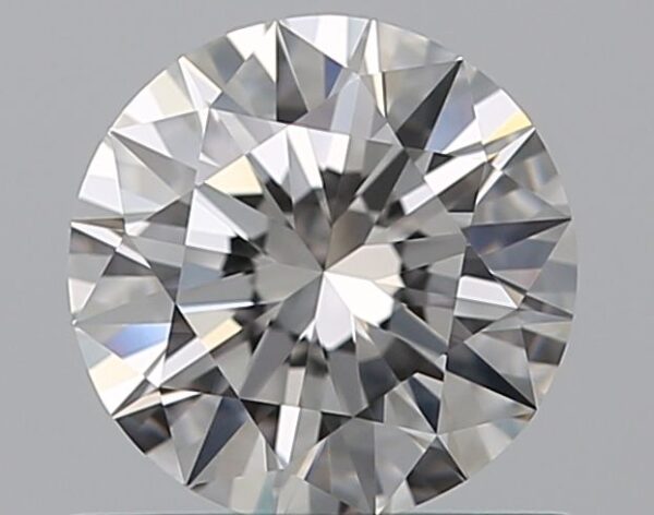 0.7 Carat, Natural White, Round Diamond ~ F Colour, VVS1 Clarity