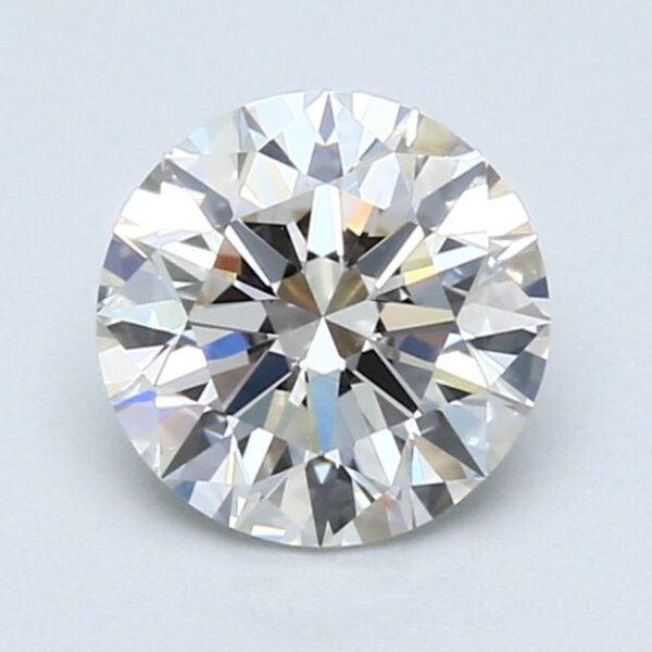 1.17 Carat, Natural White, Round Diamond ~ I Colour, VVS2 Clarity