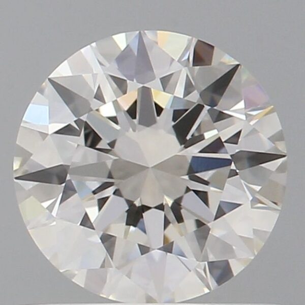 0.9 Carat, Natural White, Round Diamond ~ I Colour, VVS2 Clarity