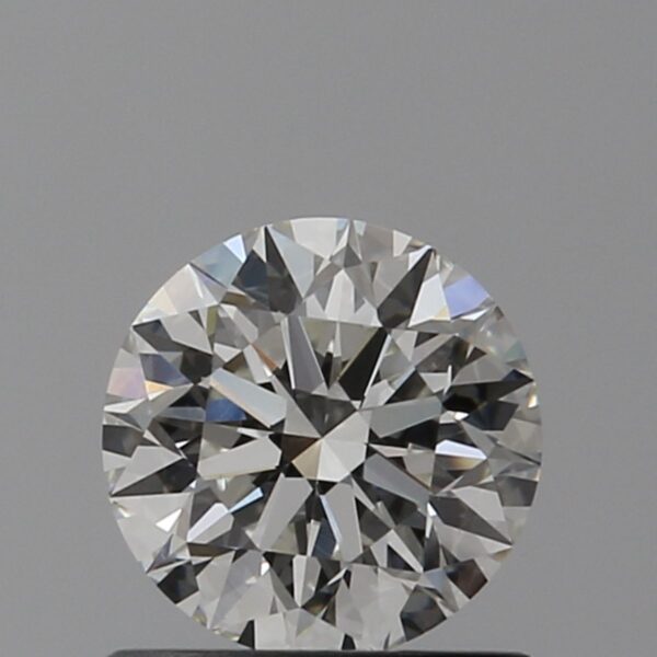 0.72 Carat, Natural White, Round Diamond ~ H Colour, VS1 Clarity