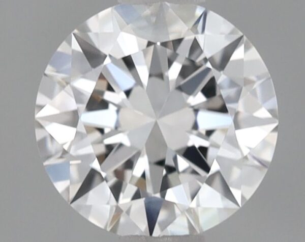 0.76 Carat, Natural White, Round Diamond ~ D Colour, IF Clarity