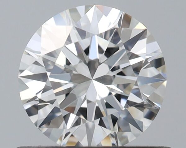 0.51 Carat, Natural White, Round Diamond ~ H Colour, VVS1 Clarity