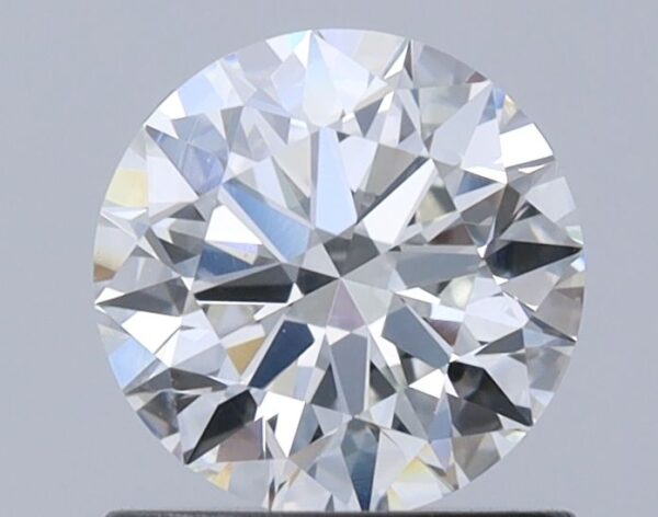 0.9 Carat, Natural White, Round Diamond ~ H Colour, VVS2 Clarity