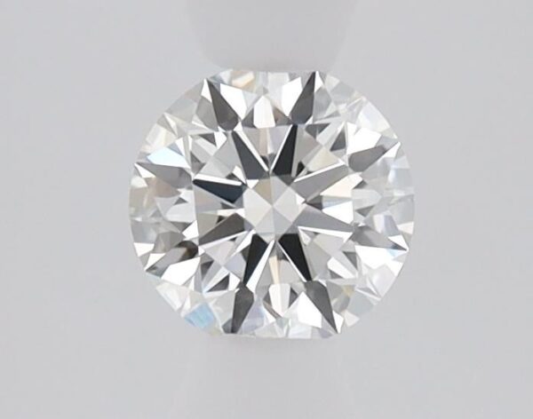 0.54 Carat, Natural White, Round Diamond ~ I Colour, VVS2 Clarity