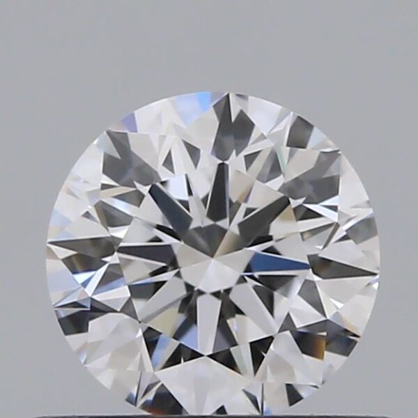 0.5 Carat, Natural White, Round Diamond ~ D Colour, IF Clarity