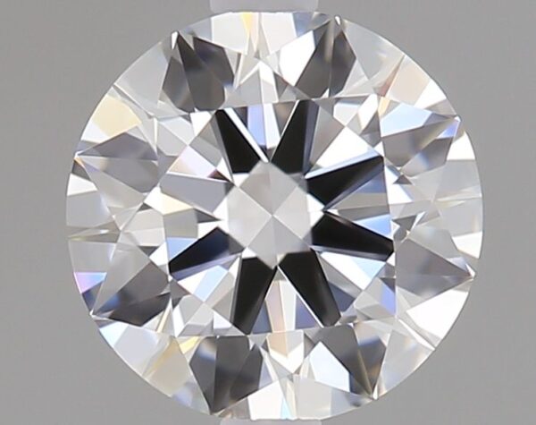 0.58 Carat, Natural White, Round Diamond ~ E Colour, IF Clarity