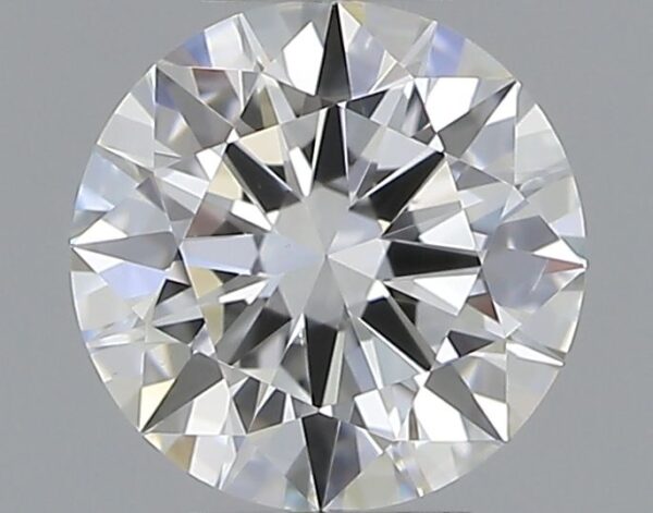 0.5 Carat, Natural White, Round Diamond ~ F Colour, SI1 Clarity