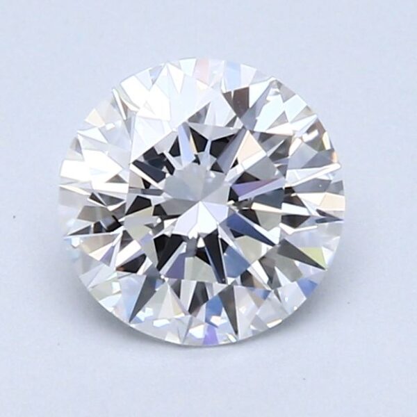 1.09 Carat, Natural White, Round Diamond ~ D Colour, VVS2 Clarity