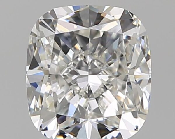 1.4 Carat, Natural White, Cushion Brilliant Diamond ~ H Colour, VS2 Clarity