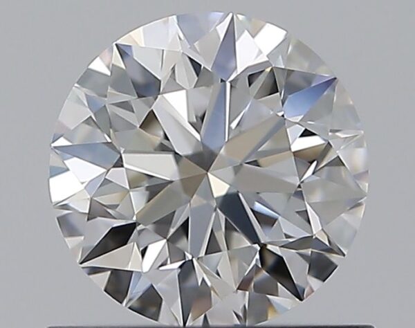 0.66 Carat, Natural White, Round Diamond ~ E Colour, VVS1 Clarity