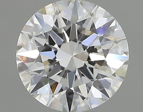 0.5 Carat, Natural White, Round Diamond ~ F Colour, SI1 Clarity