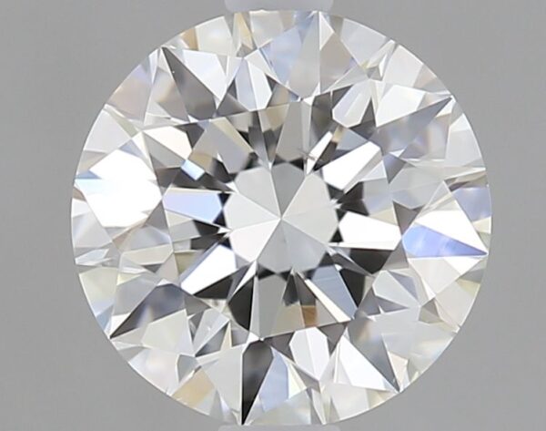 0.9 Carat, Natural White, Round Diamond ~ F Colour, SI1 Clarity