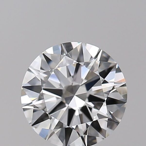 0.66 Carat, Natural White, Round Diamond ~ F Colour, VVS1 Clarity