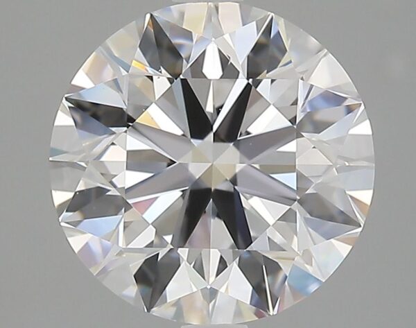 3.02 Carat, Natural White, Round Diamond ~ D Colour, VS1 Clarity