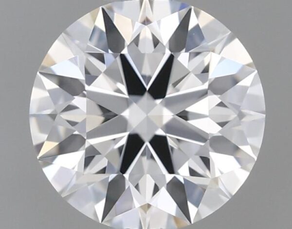 0.5 Carat, Natural White, Round Diamond ~ F Colour, VVS1 Clarity