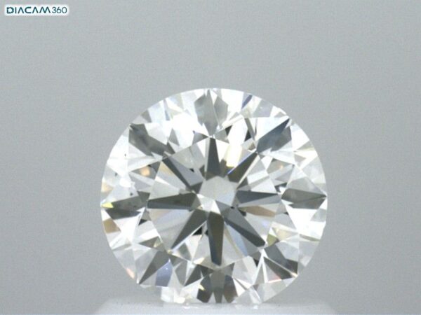 0.94 Carat, Natural White, Round Diamond ~ H Colour, VS2 Clarity